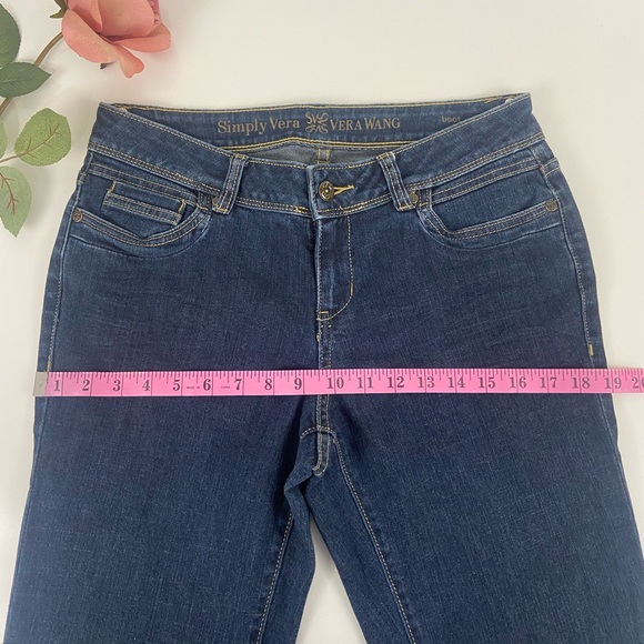 Simply Vera Vera Wang Boot Mid Rise Jean Size 6 - Picture 5 of 8